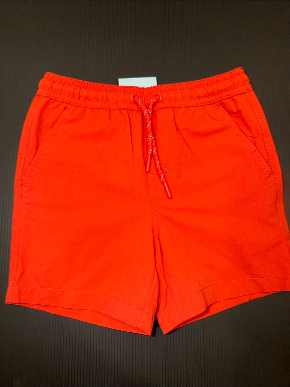 Class Club Boys Neon Orange Athletic Drawstring Shorts